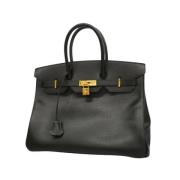 Hermès Vintage Pre-owned Laeder handvskor Black, Dam