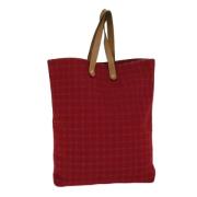 Hermès Vintage Pre-owned Canvas handvskor Red, Dam