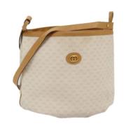 Gucci Vintage Pre-owned Laeder axelremsvskor Beige, Dam