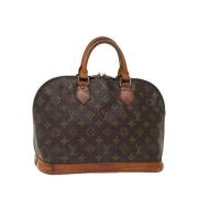 Louis Vuitton Vintage Pre-owned Canvas handvskor Brown, Dam