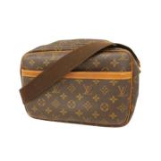 Louis Vuitton Vintage Pre-owned Canvas axelremsvskor Brown, Dam