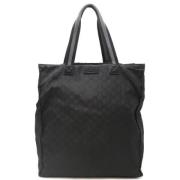 Gucci Vintage Pre-owned Canvas totevskor Black, Dam