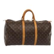 Louis Vuitton Vintage Pre-owned Canvas louis-vuitton-vskor Brown, Dam