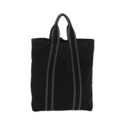 Hermès Vintage Pre-owned Bomull totevskor Black, Dam