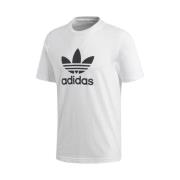 Adidas Vit Trefoil T-shirt för män White, Herr