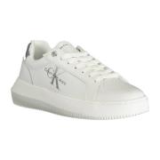 Calvin Klein Stiliga Vita Sneakers för Kvinnor White, Dam