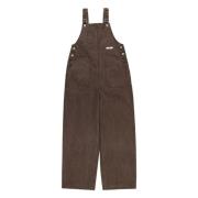 Element 70 Dungaree Jumpsuit Brown, Dam