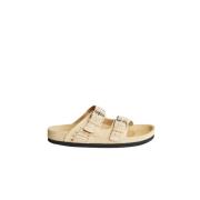 Isabel Marant Stilren Lennyo Klänning Beige, Dam