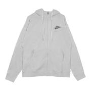 Nike Sportswear Zip Hoodie för Män Gray, Herr