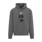 Ralph Lauren Grå Björn Pullover Hoodie Gray, Herr