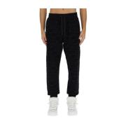 Dolce & Gabbana Logo Joggingbyxor Casual Stil Black, Herr