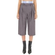 Alexander Wang Lyxiga Tailored Culottes för kvinnor Gray, Dam