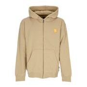 HUF Herr Full Zip Hoodie Havre Beige, Herr