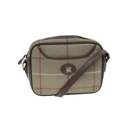 Burberry Vintage Pre-owned Bomull axelremsvskor Beige, Dam