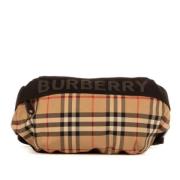 Burberry Vintage Pre-owned Canvas crossbodyvskor Beige, Dam