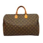 Louis Vuitton Vintage Pre-owned Canvas handvskor Brown, Dam