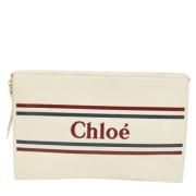 Chloé Pre-owned Pre-owned Laeder kuvertvskor White, Dam