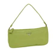 Prada Vintage Pre-owned Nylon prada-vskor Green, Dam