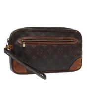 Louis Vuitton Vintage Pre-owned Canvas kuvertvskor Brown, Dam