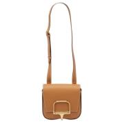 Hermès Vintage Pre-owned Laeder crossbodyvskor Brown, Dam