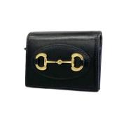 Gucci Vintage Pre-owned Laeder plnbcker Black, Dam