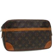 Louis Vuitton Vintage Pre-owned Canvas kuvertvskor Brown, Dam