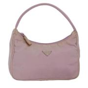 Prada Vintage Pre-owned Nylon prada-vskor Pink, Dam