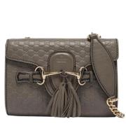 Gucci Vintage Pre-owned Laeder gucci-vskor Gray, Dam