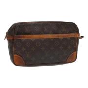 Louis Vuitton Vintage Pre-owned Canvas kuvertvskor Brown, Dam