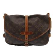 Louis Vuitton Vintage Pre-owned Canvas louis-vuitton-vskor Brown, Dam