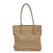 Prada Vintage Pre-owned Tyg totevskor Beige, Dam