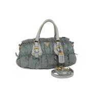 Prada Vintage Pre-owned Nylon prada-vskor Green, Dam