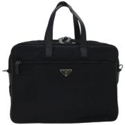 Prada Vintage Pre-owned Tyg prada-vskor Black, Dam