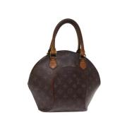 Louis Vuitton Vintage Pre-owned Belagd canvas handvskor Brown, Dam