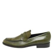 Salvatore Ferragamo Pre-owned Pre-owned Laeder lgskor Green, Herr