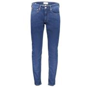 Calvin Klein Blå Bomull Slim Taper Jeans Blue, Herr