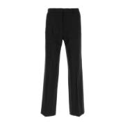 Casablanca Stretch Svart Polyesterblandningsbyxor Black, Herr