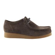 Clarks Stiliga mörkbruna mockaskor Brown, Herr