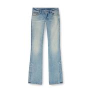 Diesel Blå Tvättad Denim Bootcut Jeans Blue, Herr