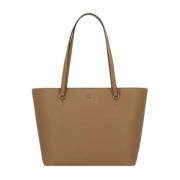 Ralph Lauren Stilren Läder Väska Beige, Dam