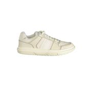 Tommy Hilfiger Vita polyester sneakers med snörning, kontrastdetaljer,...