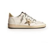 Golden Goose Vita sneakers med gyllene stjärna på hälen White, Dam