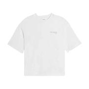 Axel Arigato Vit Float Oversize T-shirt Kvinnor White, Dam