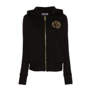 Versace Jeans Couture Svart tröja med ***cv stil Black, Dam