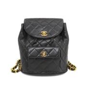 Chanel Vintage Pre-owned Laeder chanel-vskor Black, Dam