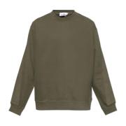 Stone Island Sweatshirt med Logo Green, Herr