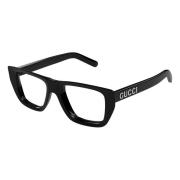 Gucci Mode Glasögon Svart Ram Black, Herr