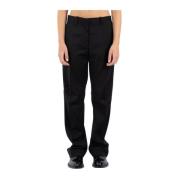 Helmut Lang Svarta yllebyxor O06Hw203 Black, Dam