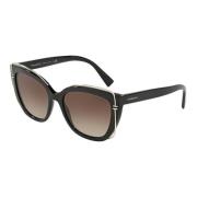 Tiffany Black/Brown Shaded Sunglasses TF 4152 Black, Dam