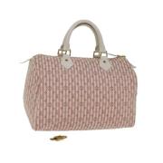 Louis Vuitton Vintage Pre-owned Canvas handvskor Pink, Dam